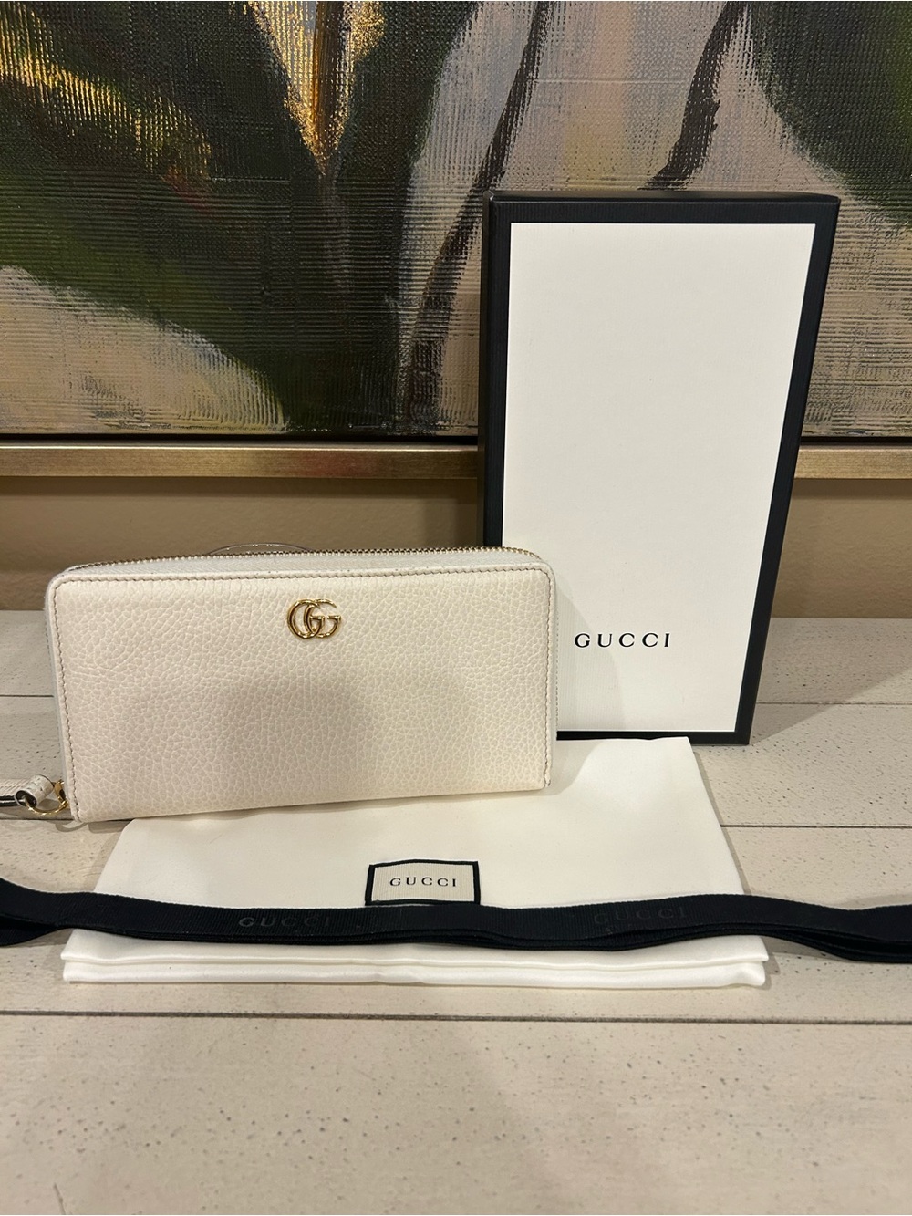 Authentic Gucci GG Marmont Zip-Around Wallet - Picture 3 of 7